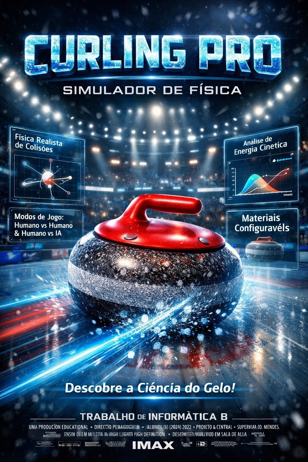 Cartaz Simulador de Curling